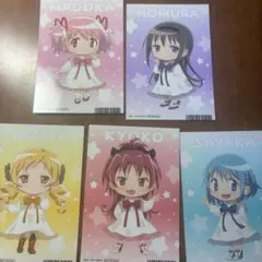 魔法少女まどか☆マギカ ステッカー 5枚セット　非売品