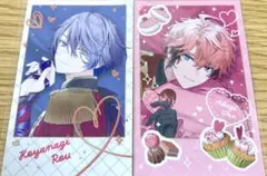 にじさんじ　小柳ロウ　赤城ウェン　チェキ風カードセット