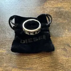 DIESEL シルバー ロゴリング