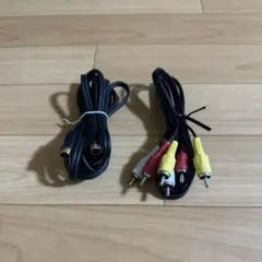 S端子ケーブル とAVケーブルRCA赤白黄 映像音声ケーブルセット
