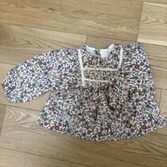 ZARA 花柄 長袖 ブラウス 90センチ 春