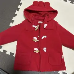 HOT BISCUITS 赤 フード付きジャケット 80