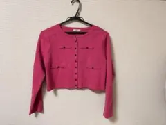 mystic/ミスティック/カーディガン/春服/夏服/秋服/ピンク