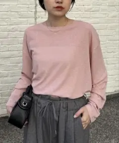 新品タグ付 CIAOPANIC TYPY サイドスリットシアートップス ピンク