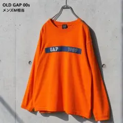 Y2K アーカイブ GAP ロンT オレンジ フェード ビタミンカラーのサムネイル