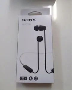 【新品】 SONY WI-C100 ワイヤレスイヤホン ブラック
