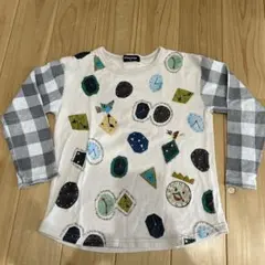 クレードスコープ⭐︎コロボックルコラボロンT⭐︎時計柄⭐︎110