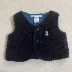 familiar ベビーベスト 70 ネイビー