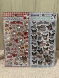 【正規品】ボンボンドロップシール　サンリオ　キティクロミマイメロシナモン　4枚