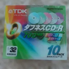 TDK タフネスCD-R 700MB 10枚パック