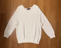 Reflect ホワイト 長袖ニット 9