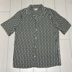 ZARA 半袖シャツ Lサイズ ストライプ柄