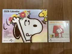 カレンダー 2026 壁掛け 卓上 セット スヌーピー ニッセイ
