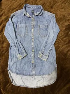 GAP デニム シャツワンピース M