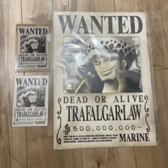 ONEPIECE 手配書 ポストカード ミニファイル トラファルガー・ロー