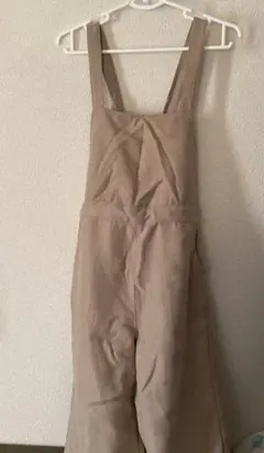 Lサイズ ベージュ サロペット