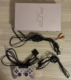【修復品】Playstation2（SCPH39000）（サクラピンク）セット