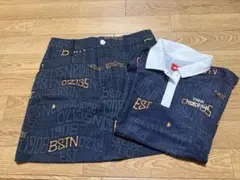New Balance GOLF レディース スカート シャツ　ネイビー