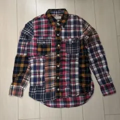 古着❗️レミレリーフ マルチチェック長袖シャツ