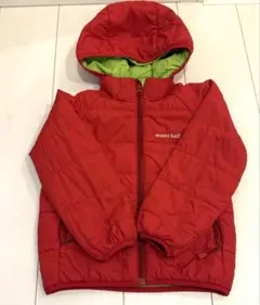 mont-bell 赤 フード付き中綿コート