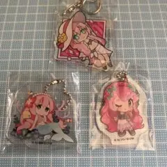 ボカロ 初ミク 巡音 ルカ アクリル キーホルダー 3種 セット