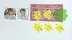 TXT 缶バッジ　落下物　スローガン ヒュニンカイ