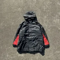 00s NIKE コート　ナイロン　スウォッシュ　メンズ　ブラック