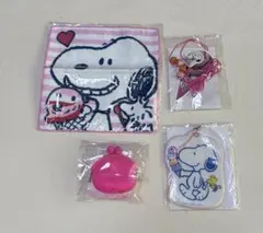 スヌーピー サーティワン　パスケース　　　コインポーチ　ハンカチ　イヤホン