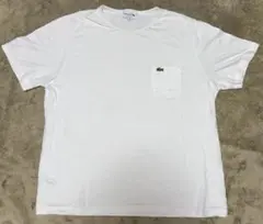 LACOSTE ラコステ regular fit ホワイト Tシャツ XLサイズ