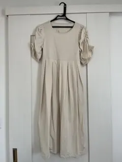 honono ひんやりTシャツワンピースS アイボリー