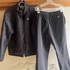 本間ゴルフ 秋・冬 防寒 セットアップ 黒 中古品