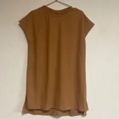 ViS 半袖カットソー ブラウン Fサイズ