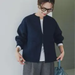 アーバンリサーチドアーズ　ニットZIPブルゾン