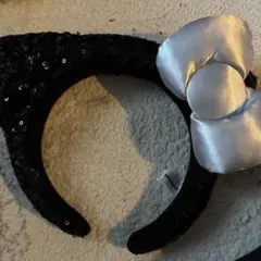 USJキティーちゃんキラキラカチューシャ黒