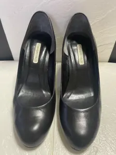 黒のプレーンパンプス ヒール約10cmのサムネイル