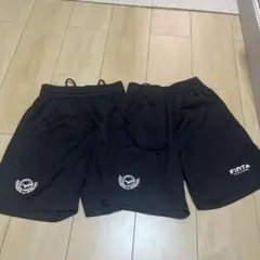 FINTA ハーフパンツ 2枚セット ブラック　140のサムネイル