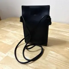 ブラック 黒 フェイクレザー ショルダーバッグ