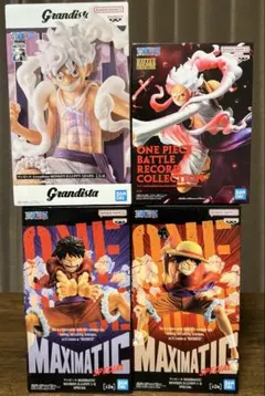 「美品」ルフィ4体セット　プライズフィギュア