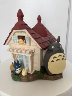 【美品】みんなの草壁家　となりのトトロ　ジオラマボックス(造花セット) ジブリ