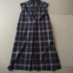 スピック&スパン　ショートスリーブチェックワンピース　36サイズ