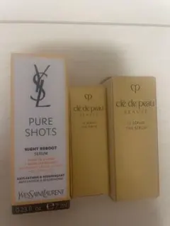 YSL ピュアショット ナイトリブートセラム & クレ・ド・ポー セラム セット
