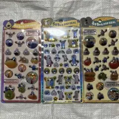 PUPPET SUNSUN うるちゅるポップシール 3枚セット