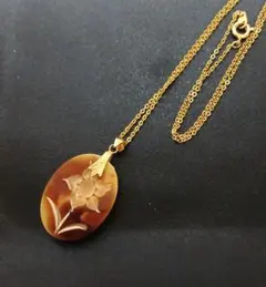 鼈甲ネックレス　レトロ