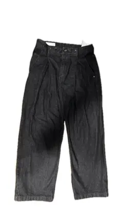 ZARA ブラック ワイドレッグデニム サイズ40