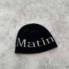 マーティンキム　matinkim ニット帽　黒