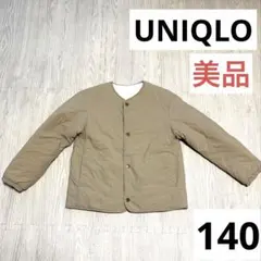 美品　UNIQLO ボア　キルティング　リバーシブル　ジャケット　140サイズ
