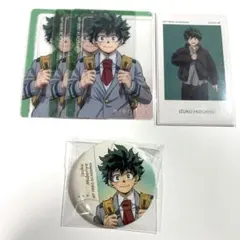 ヒロアカ 緑谷出久 デク エピローグビジュアル 缶バッジ フォトカード