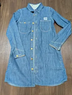 Lee リー デニム ロングシャツ シャツワンピース