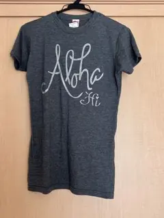 ISLAND GIRL Aloha 半袖Tシャツ グレー Mサイズ　ABCストアのサムネイル