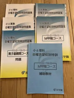 2024年　最新　小6 理科 算数 国語 男子最難関理科、M甲陽コース　テキスト 2025年最新】M甲陽コースの人気アイテム - メルカリ